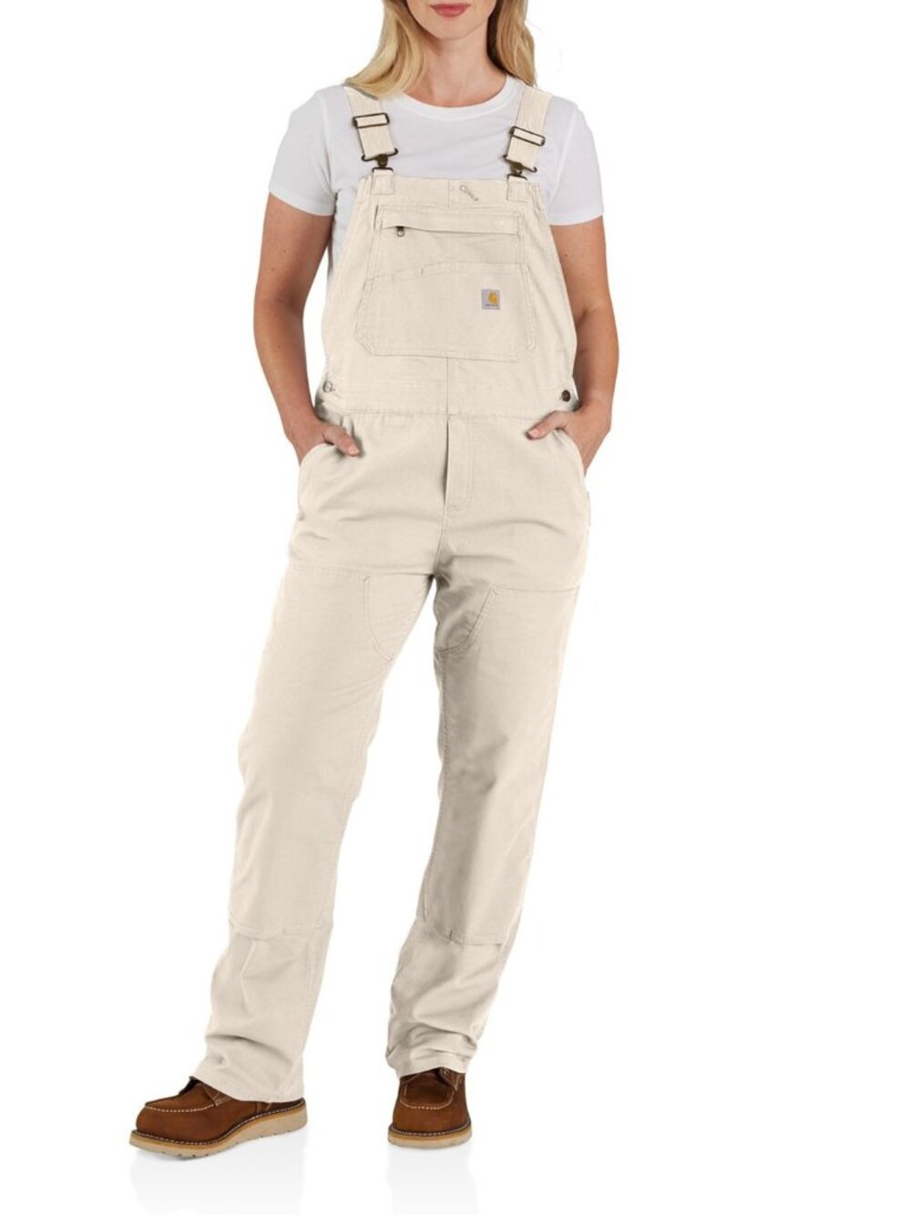 NEW Carhartt 106001 Plus Rugged Flex® Loose Fit Canvas Bib Overalls 4S2 268